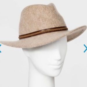 Ladies polyester fedora hat